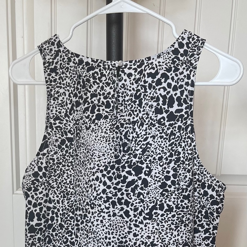 Black & White sleeveless cotton tyler böe tunic
